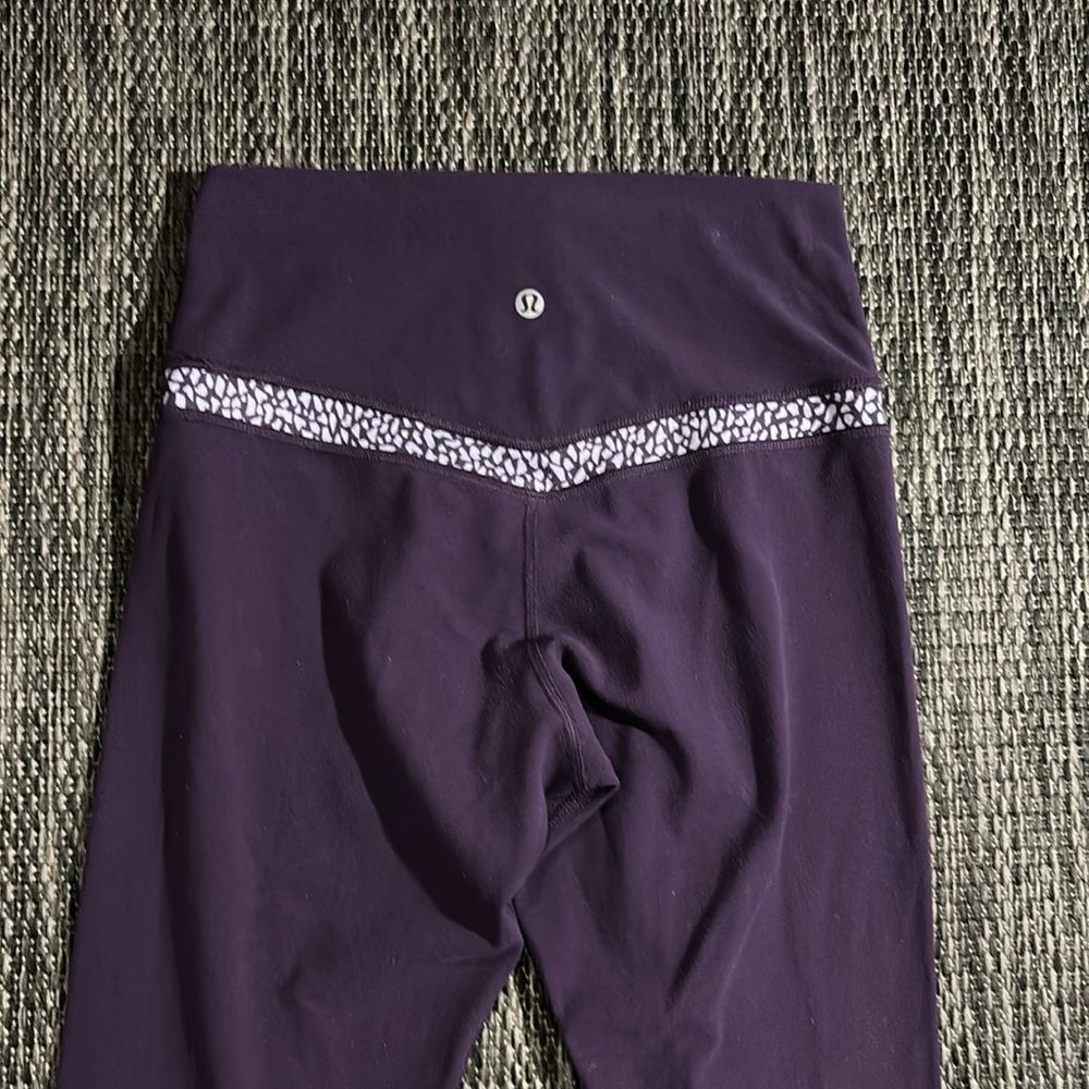 Lululemon Legging Align Pant Nulu Miss Mosaic Lilac Deep Zinfandel Size 6 - Picture 4 of 7